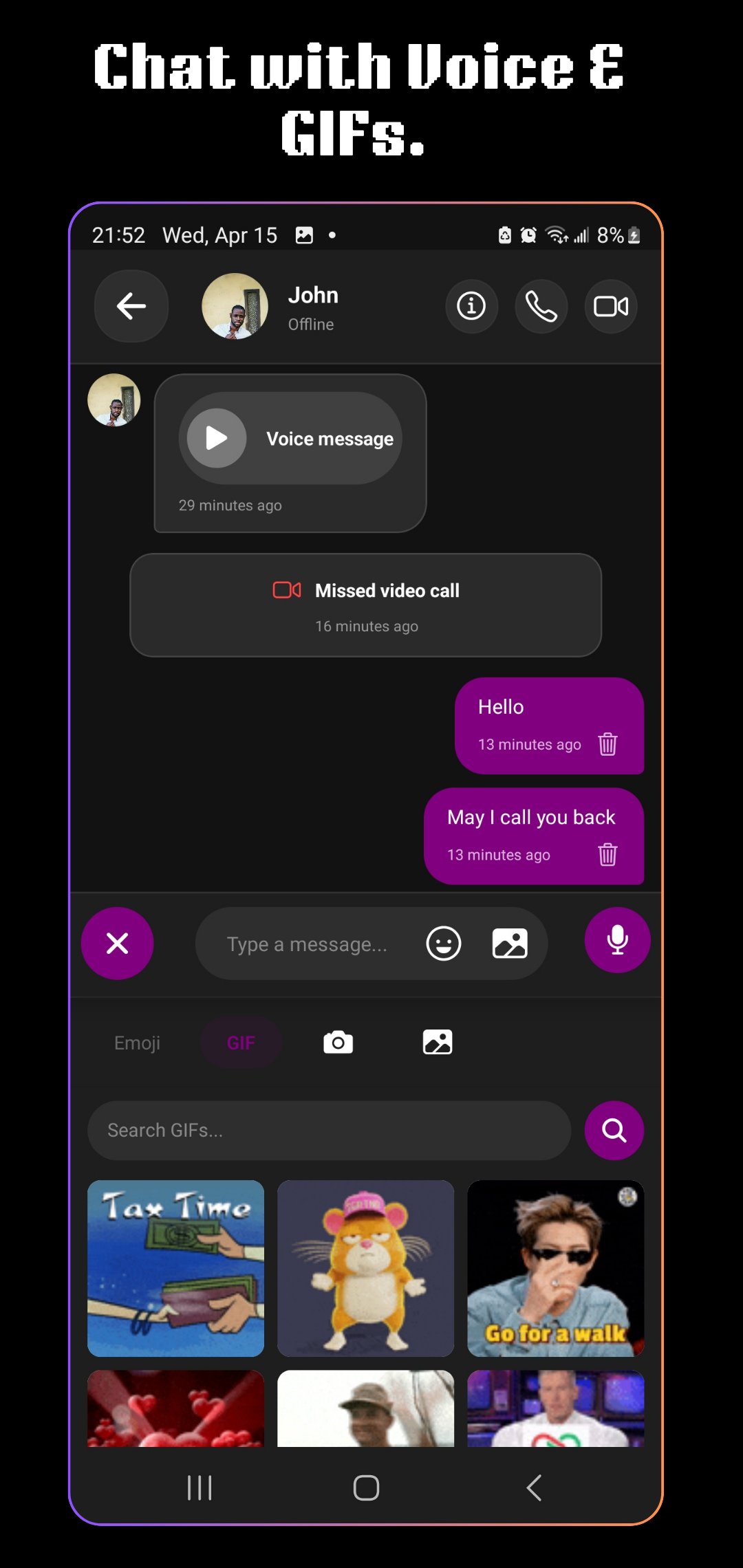 Private, moderated conversation on the MeIntoYou app